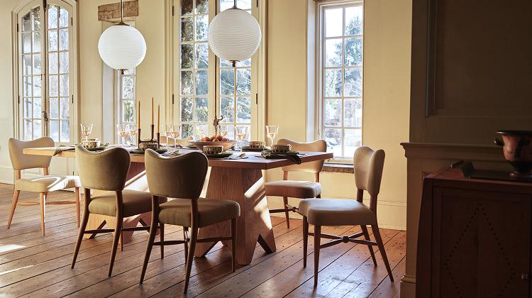 Pierce & Ward Burl Wood Dining Table